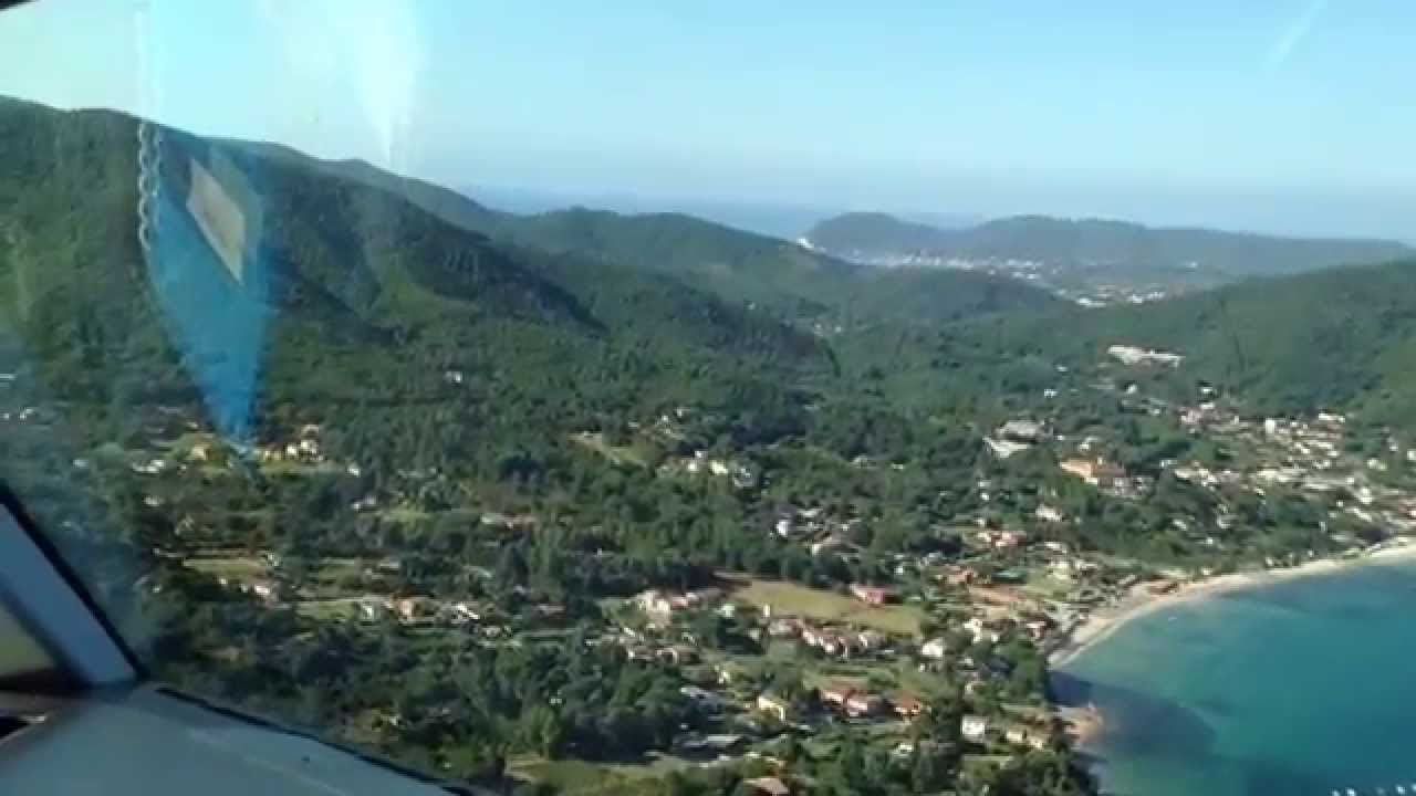 Full visual approach Runway 16 to Elba Dornier 328 SkyWork Airlines EBA