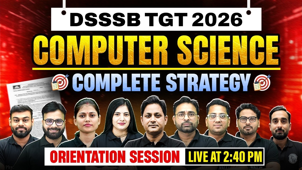 DSSSB TGT 2026 | DSSSB TGT Computer Science Complete Strategy | DSSSB TGT Strategy 2026