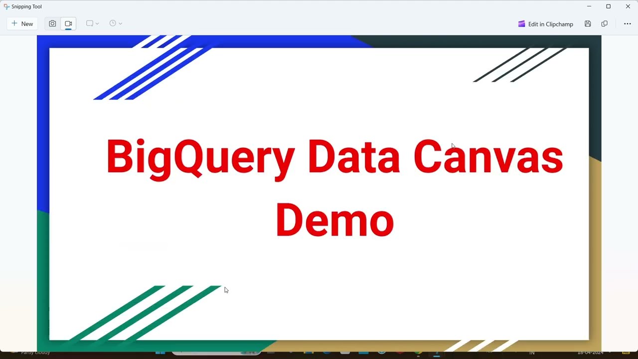 BigQuery Data Canvas Demo | No Coding Skills | Google Cloud Platform BigQuery Data Canvas