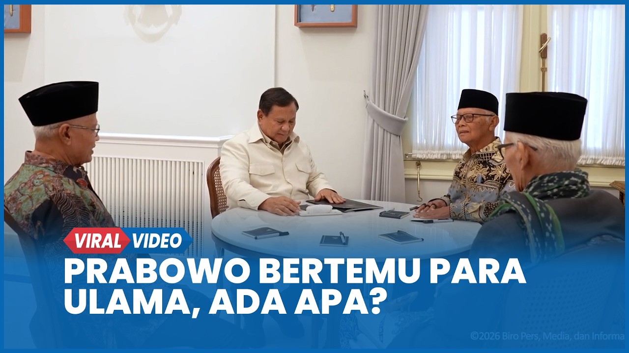 Prabowo Bertemu Para Ulama dan Pemimpin Ormas Islam di Istana hingga 3 Jam, Ada Apa?