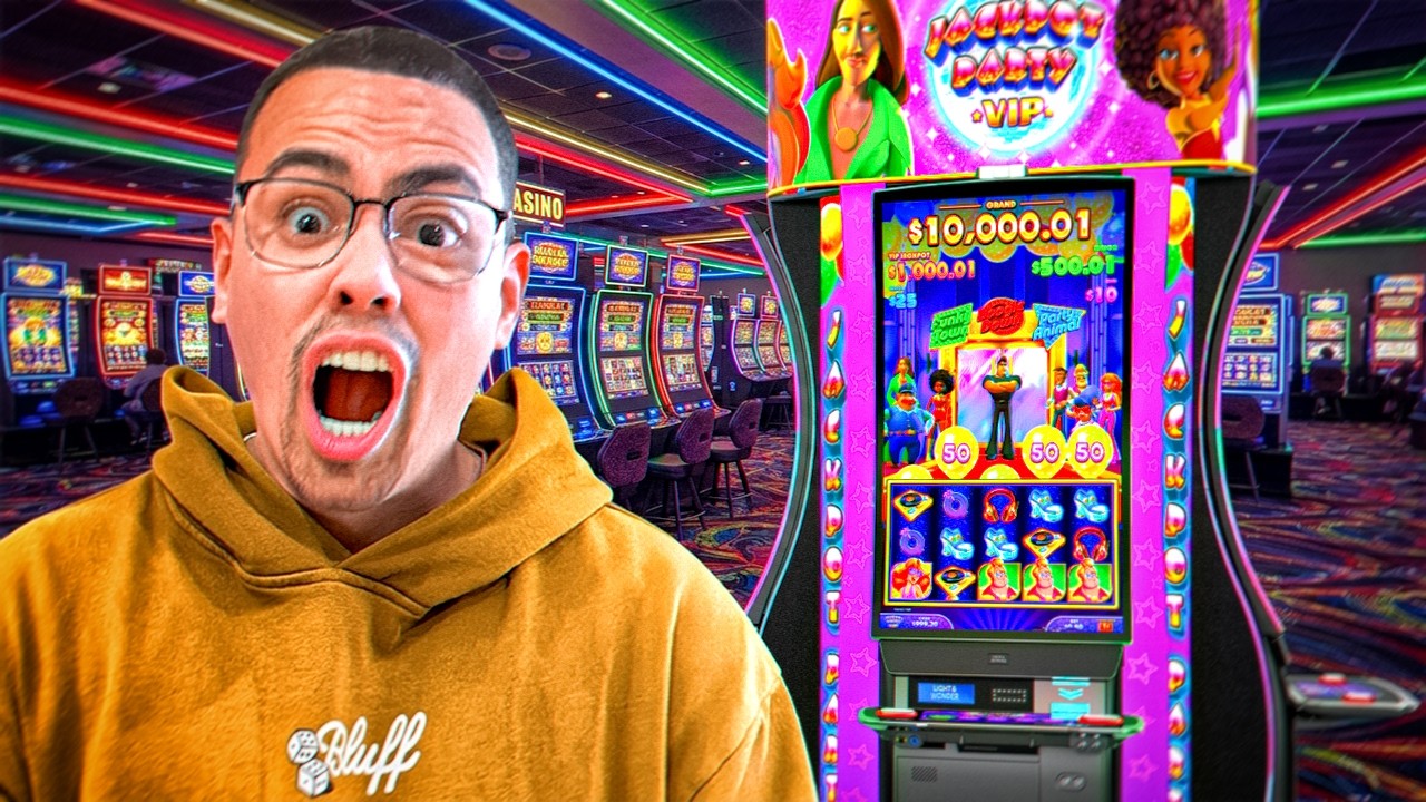 This Slot Machine Always Gives Me Handpays!