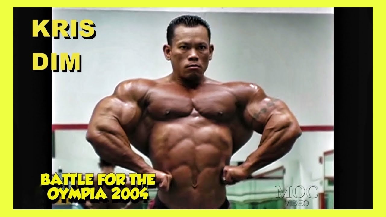 KRIS DIM - BACK AND POSING - BATTLE FOR THE OLYMPIA 2004