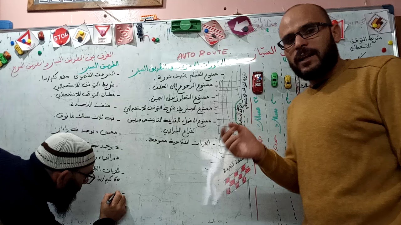 35_ الفرق بين طريق السيار والطريق السريع  Auto route- route expresse