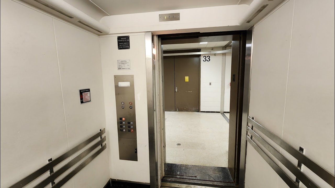 Detroit Hydraulic Elevator @ Hannah Hall, Oakland University (retake)