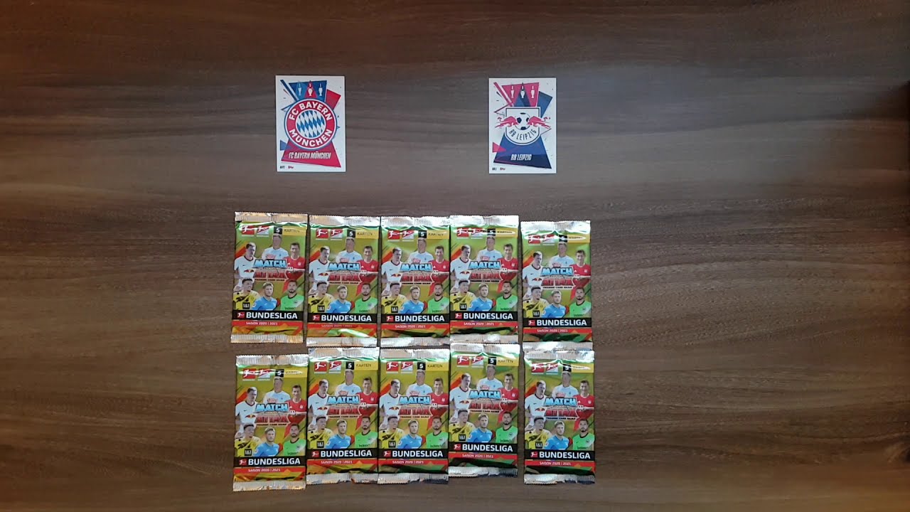 TOPPS MATCH ATTAX BUNDESLIGA 2020/21 - MECZ BAYERN vs RB LIPSK - KTO WYGRAŁ W TYM SEZONIE LIGĘ???