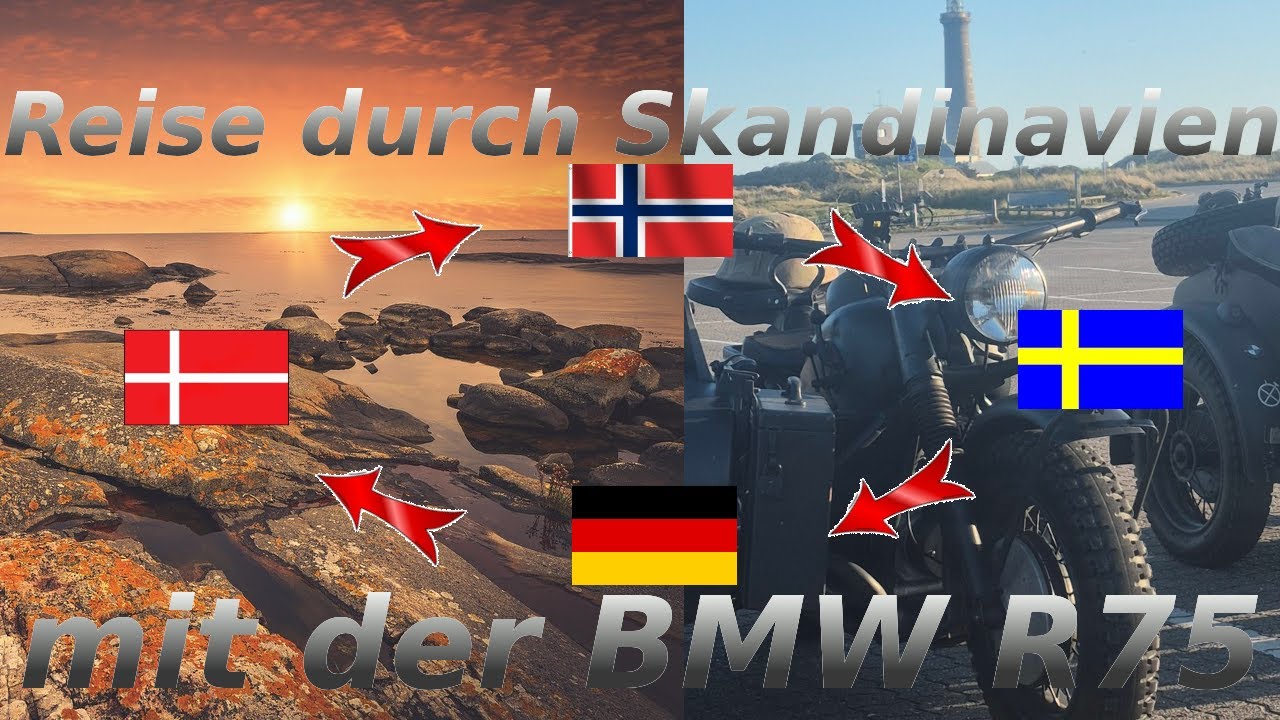 Reise mit dem Wehrmachtsgespann BMW R75 durch Skandinavien