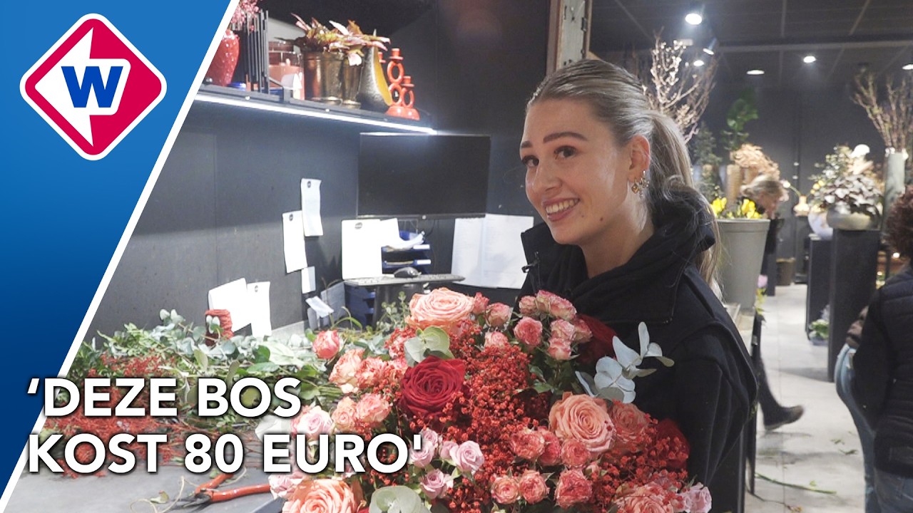 Bloemen voor je Valentijn? Dan moet je flink dokken