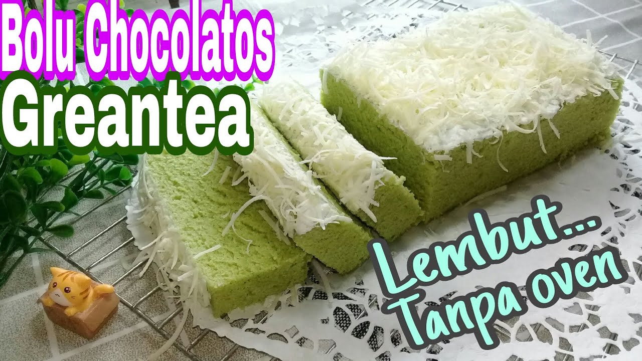 Resep dan Cara Bikin BOLU CHOCOLATOS MATCHA || Chocolatos Green Tea Kukus Lembut
