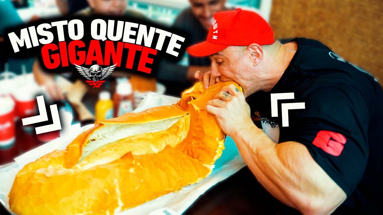 O MAIOR MISTO QUENTE DO MUNDO COM O GIGANTE FABIO GIGA