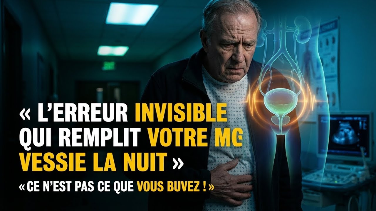 L’erreur invisible  qui remplit votre vessie la nuit : Ce n'est pas ce que vous buvez !