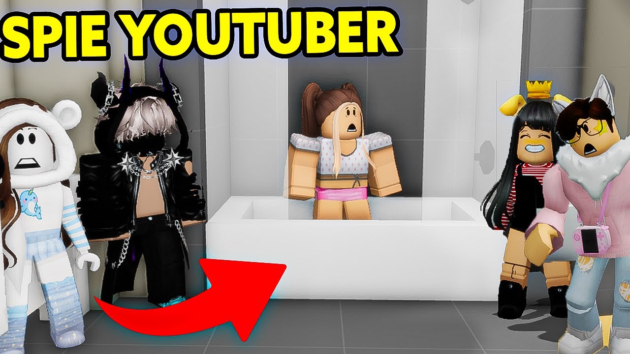 IO E GLI YOUTUBER SPIAMO LE PERSONE DI NASCOSTO SU BROOKHAVEN ROBLOX!