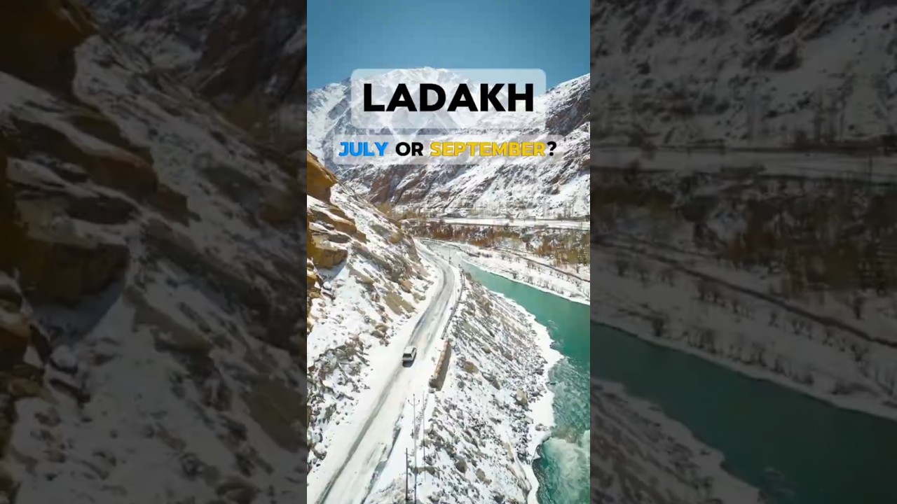 Why August-September is BETTER Than July for Ladakh Trip! 🏔️ #shorts