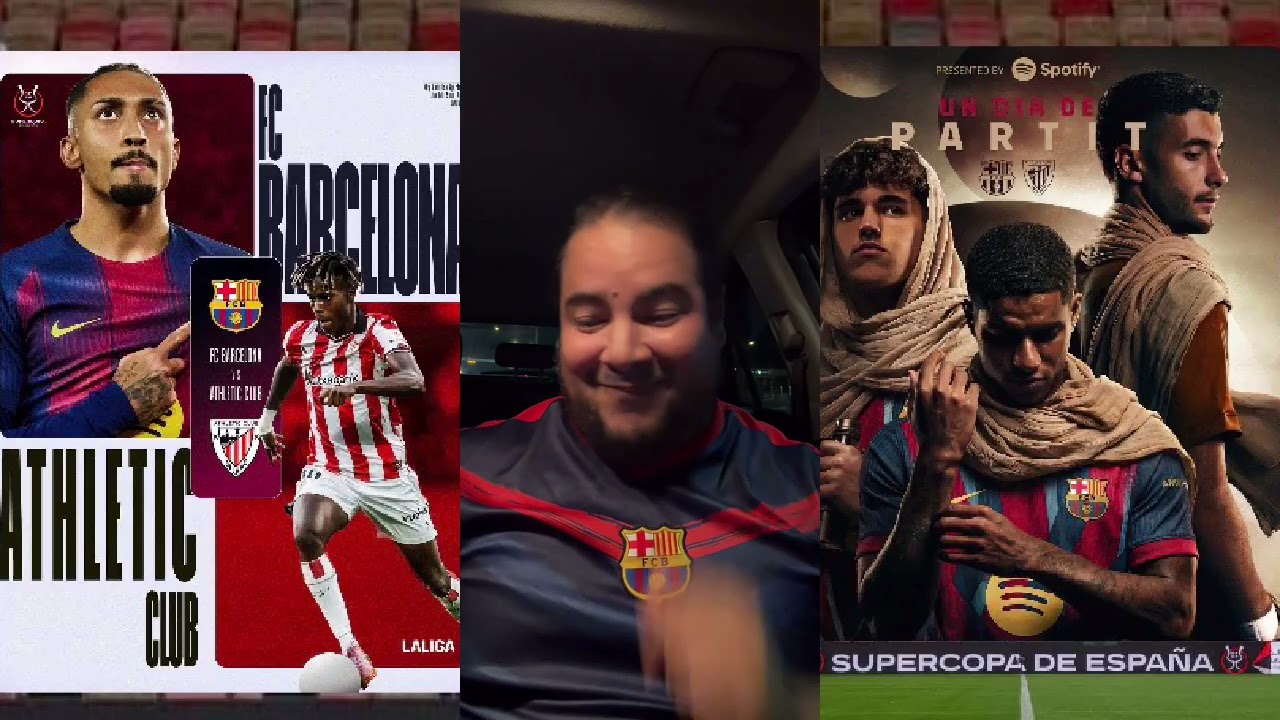 FC BARCELONA vs ATHLETIC BILBAO SEMIFINAL SUPERCOPA DE ESPAÑA EN ARABIA SAUDITA  