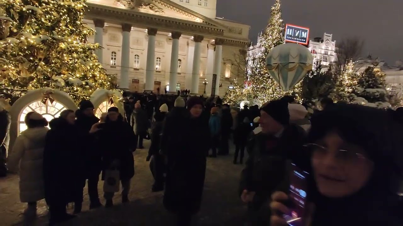 Рождество у большого театра
