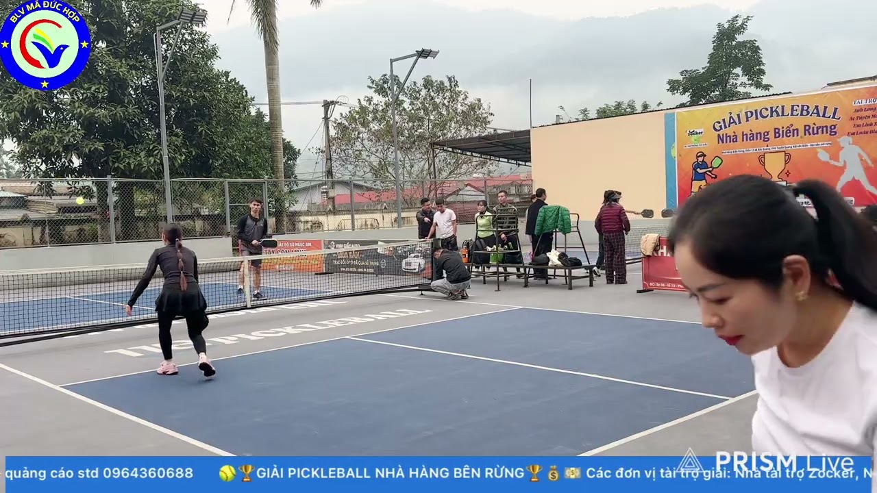 Giải pickleball nhà hàng Biển Rừng. Nội dung đôi  hỗn hợp 4.5 Buổi sáng ngày 10/01/2026