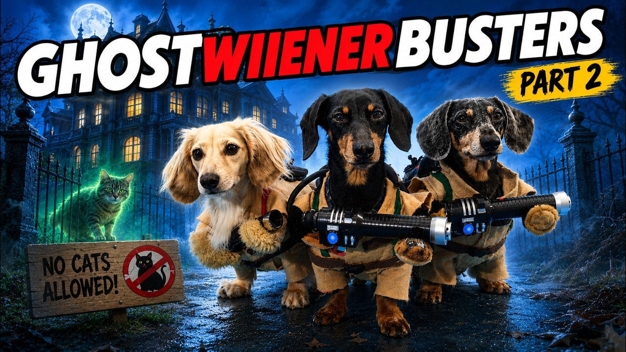 Ep 64: GHOSTWIENERBUSTERS, Part 2 — How to Catch a Ghost Cat! 👻