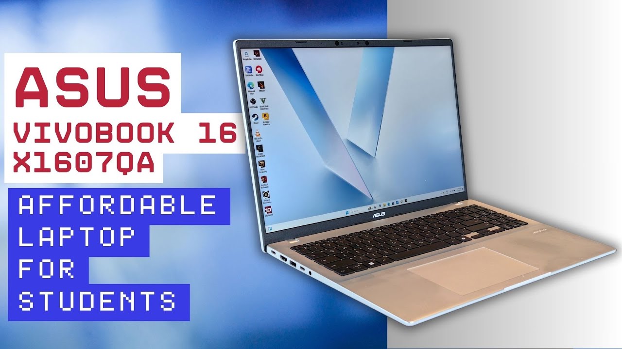 ASUS Vivobook 16 X1607QA — обзор бюджетного студенческого ноутбука