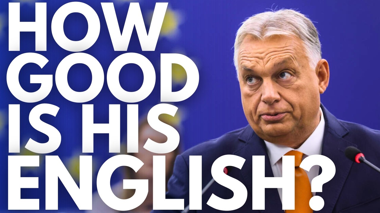 English teacher reacts to Viktor Orban's English