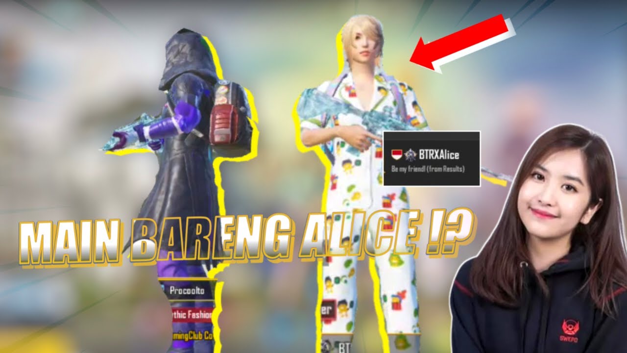 MIMPI YANG TERWUJUDKAN! NGONTEN BARENG BTR ALICE @AliceMG  - PUBG MOBILE INDONESIA