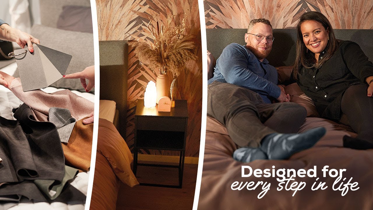 Slaapkamer designed for Samantha&Alex: luxe slaapkamer make-over | Swiss Sense hometour