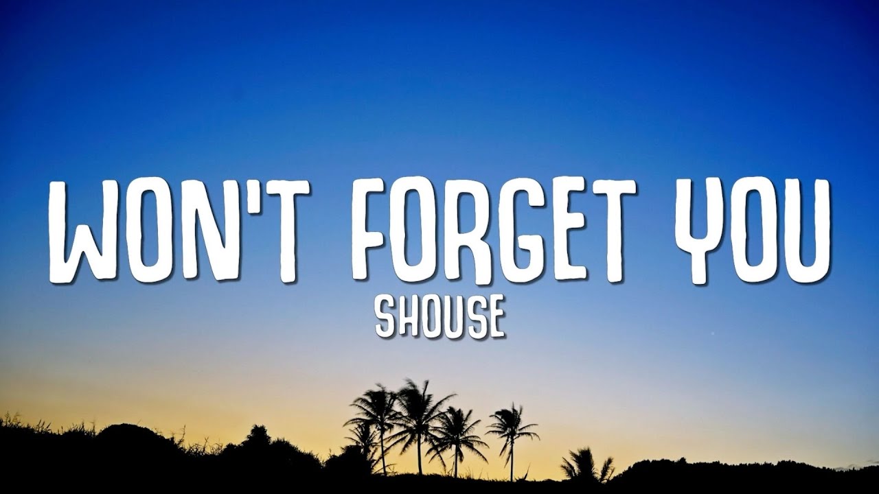 SHOUSE - Won't Forget You (Lyrics)