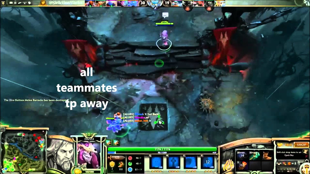 Stupid Voices in Dota 2: Dazzle is Lonely