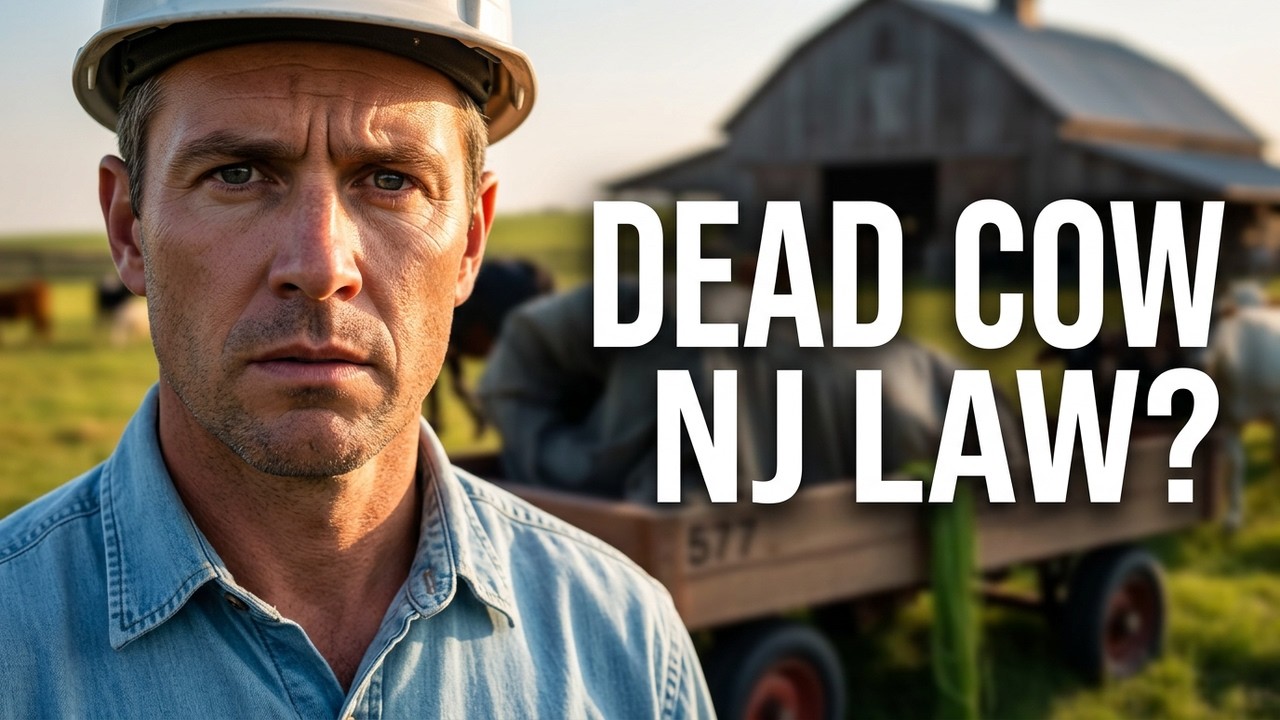 Dead Cow on Your NJ Farm? Here's What the Law Says (And Who to Call)