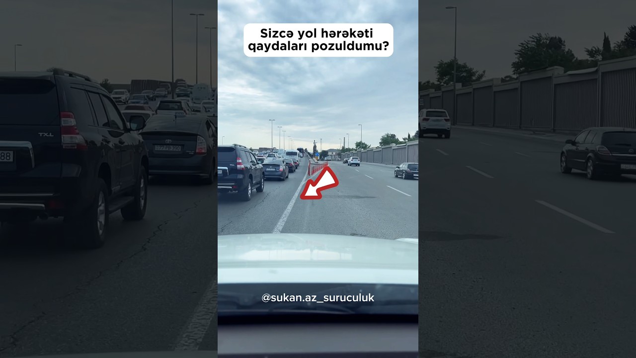 S&uuml;r&uuml;c&uuml; qaydanı pozurmu? #s&uuml;r&uuml;c&uuml; #qayda #qaydalarıpozma