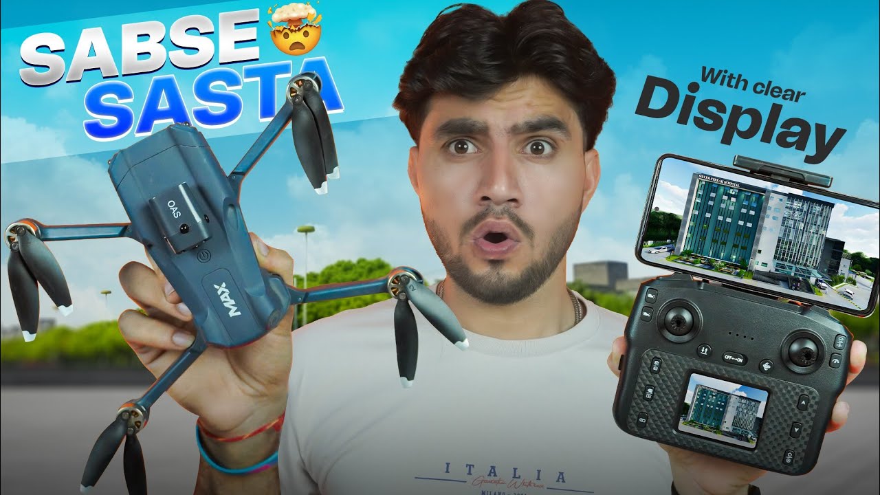 I Bought Cheapest Camera Drone 🔥 From Secret Website ⚡ Display In Controller 🎮 