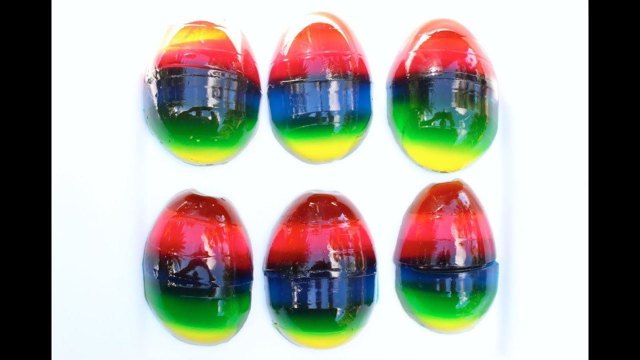 Gummy Rainbow Easter Eggs