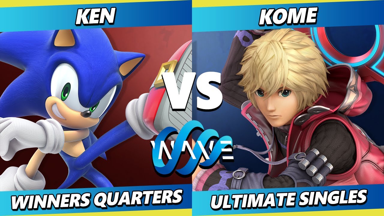 Wave 4 - KEN (Sonic) Vs. Kome (Shulk) Smash Ultimate - SSBU