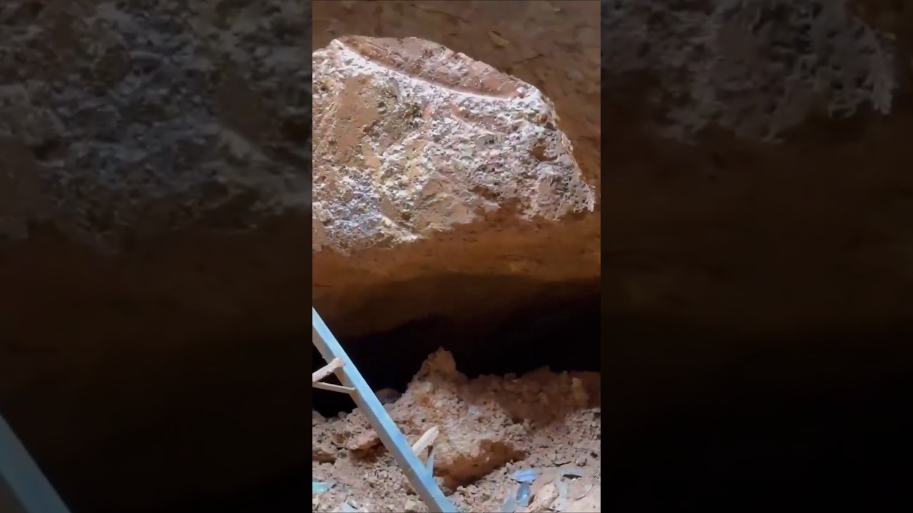 A massive tunnel has been discovered beneath a house in Kasaragod while digging a pit for a septic