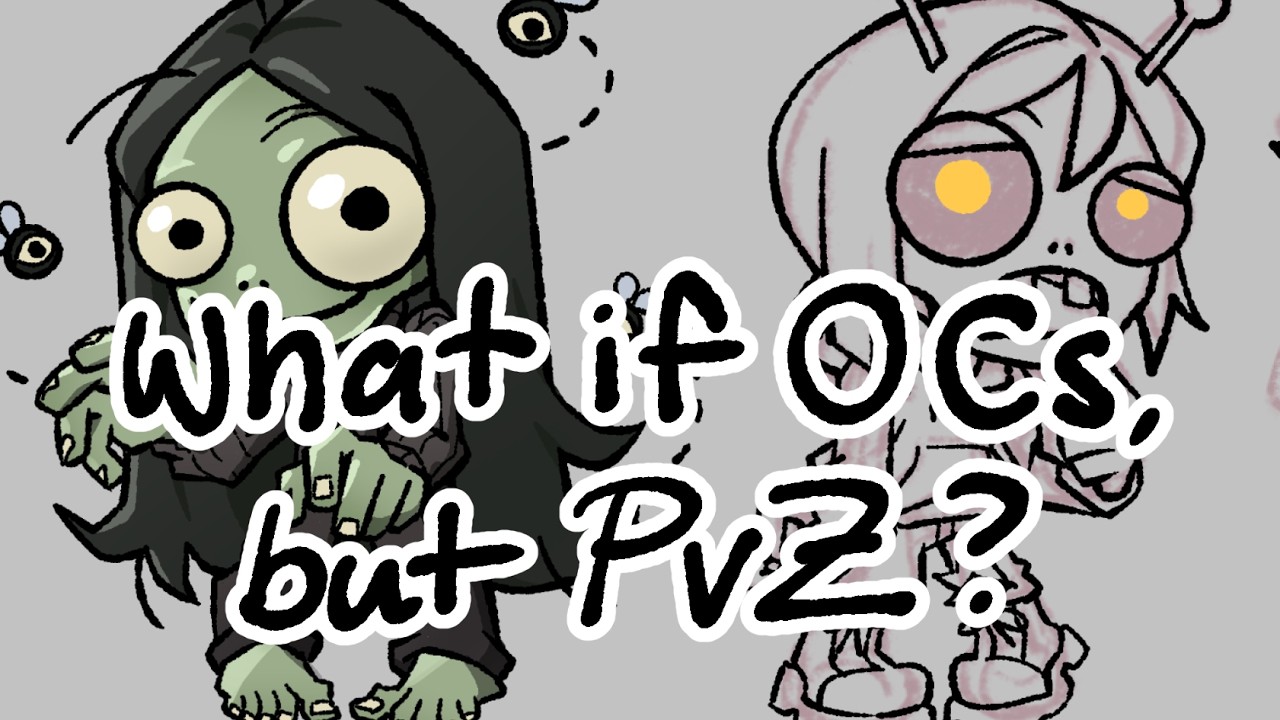 pvz 💀🩸 Plants vs Zombies X my OCs sticker sheet grind