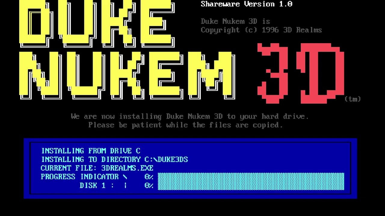 Duke nukem 3D shareware vs retail