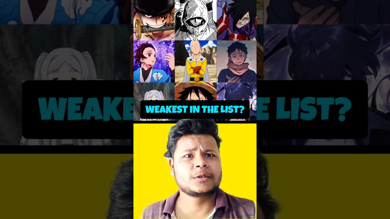 Who is Weakest ? 🥲💥Animefight #animeshorts #animereels #animebattle #animeseries