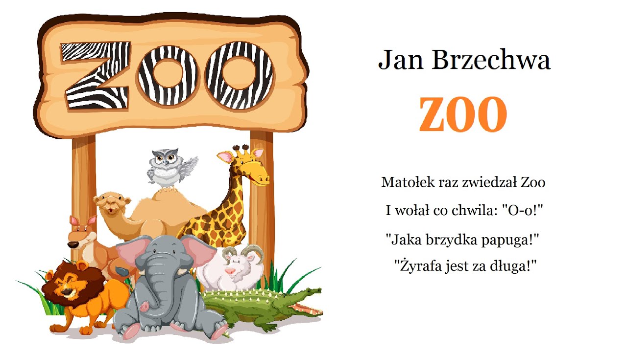 Zoo 🐾 🎧 Jan Brzechwa 🎧 wiersze czytane dla dzieci 🎧 audiobook 🎧 bajki do słuchania