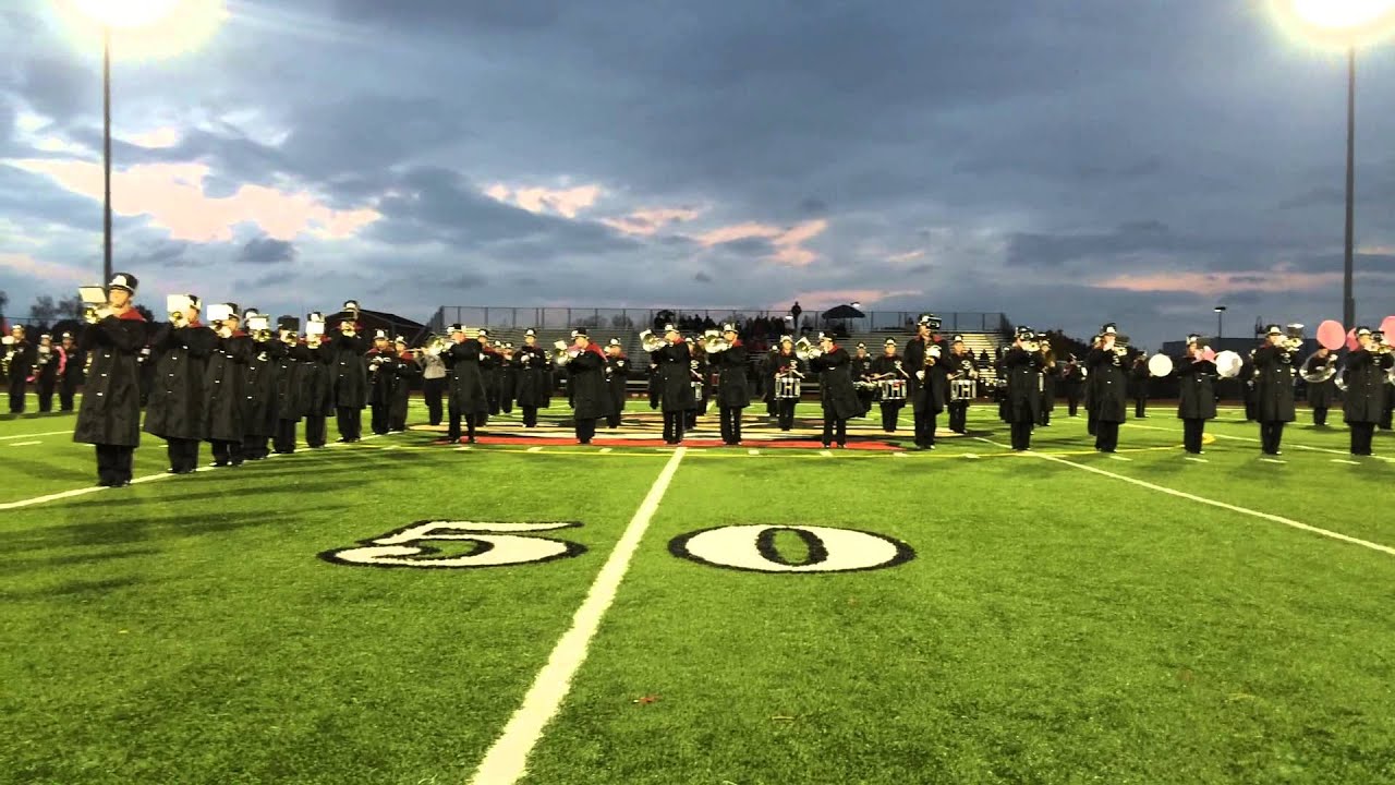 Pinckney Pirate Marching Band: Pre-game 10/17/14