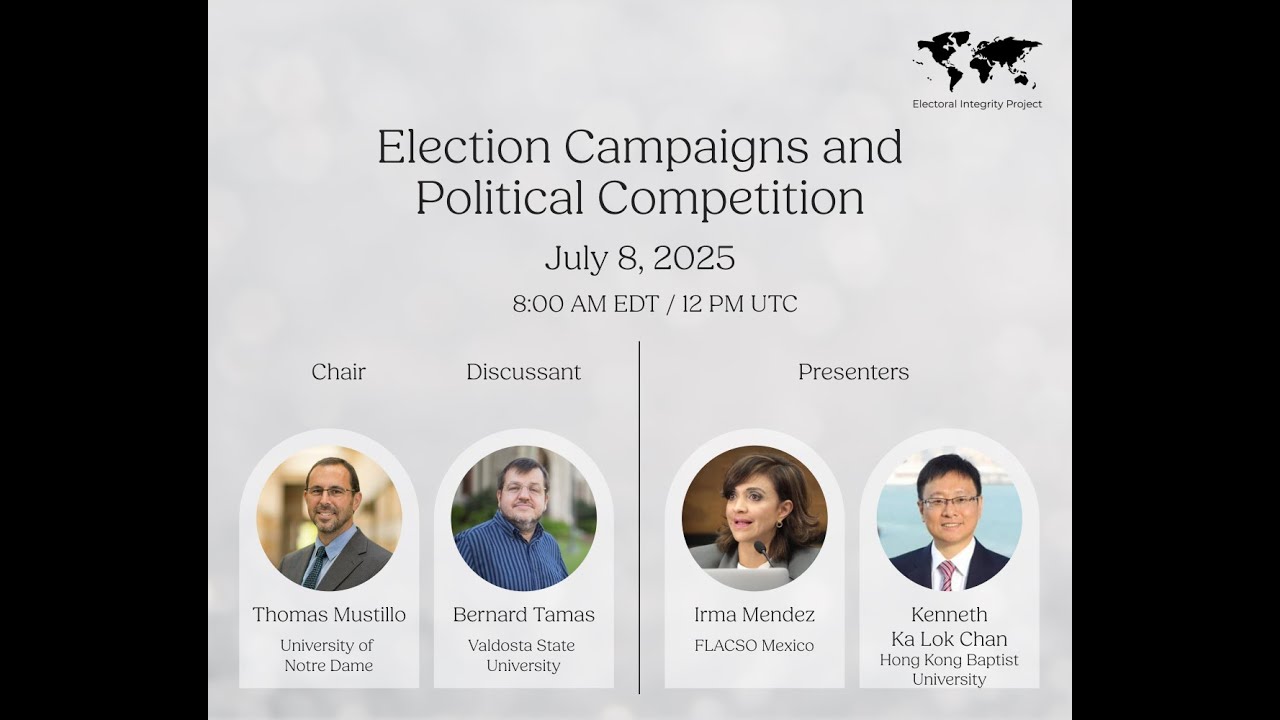 Election Campaigns and Political Competition (EIP 2025, #3)