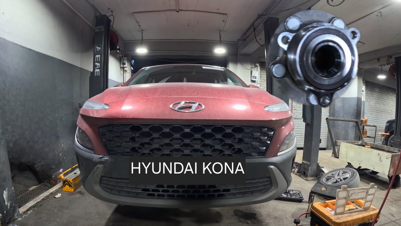 Substituição do rolamento do cubo da roda dianteira ... Hyundai Kona 2018-2024 