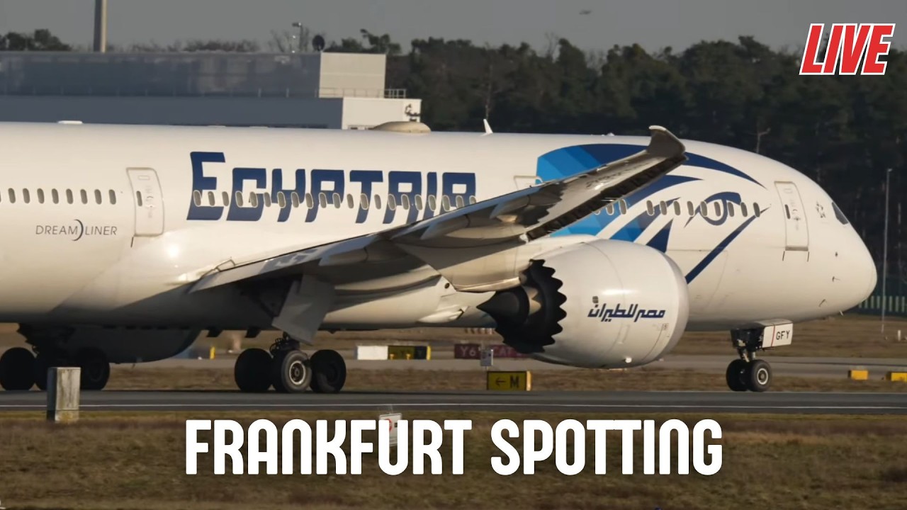 LIVE Frankfurt Airport Plane Spotting FRA, 28.02.2026