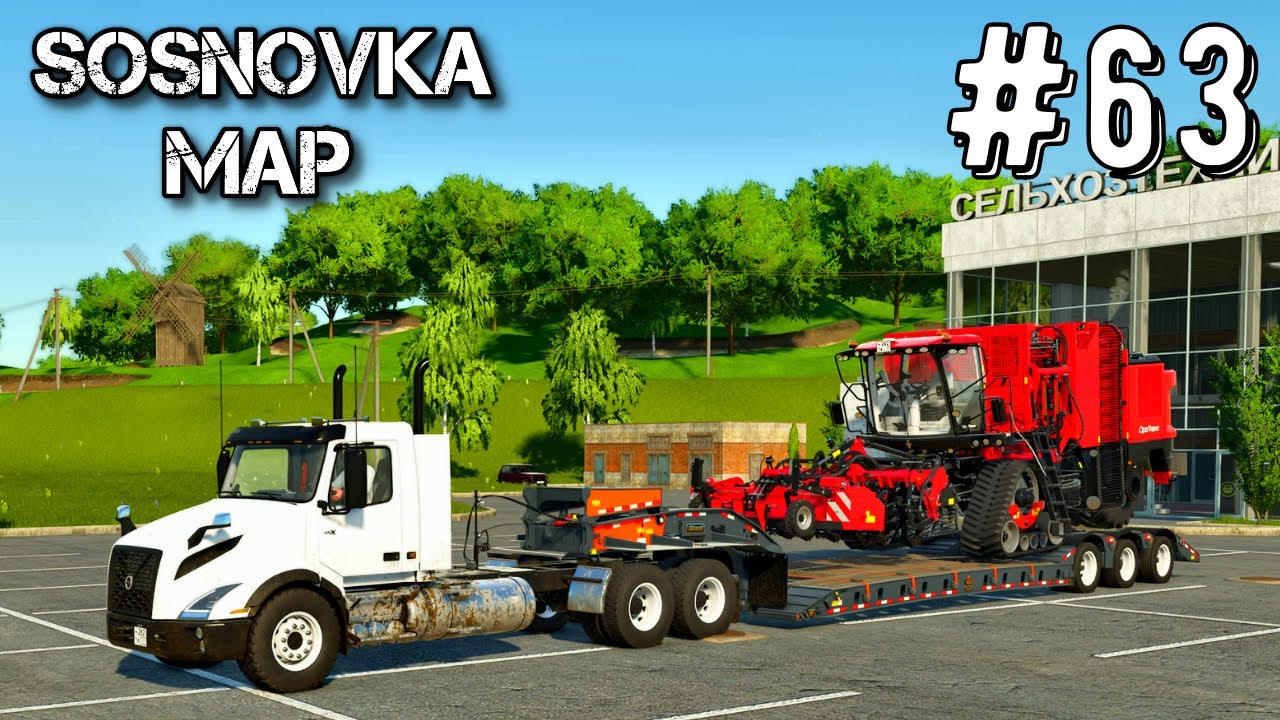 Farming Simulator 25 Карта Сосновка Таймлапс Эпизод #63 Мегаферма fs25 геймплей