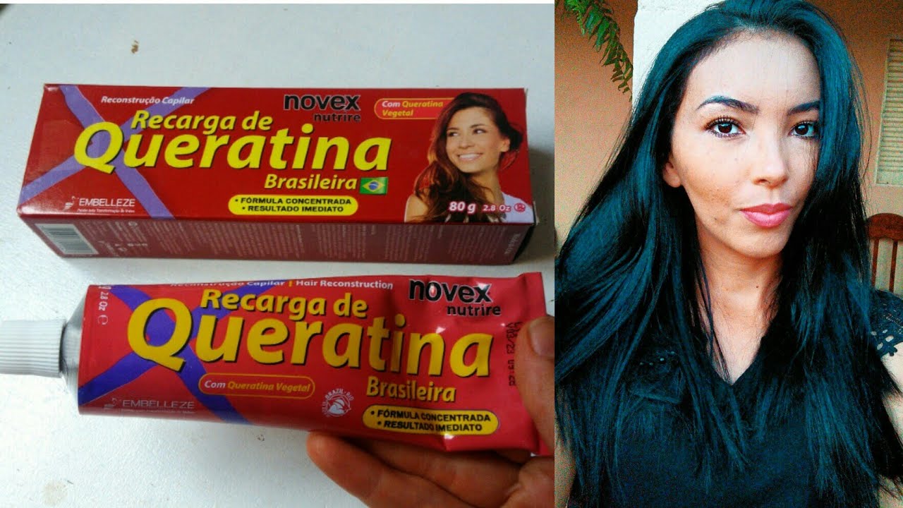 Aplicando recarga de queratina Novex. Resultado!