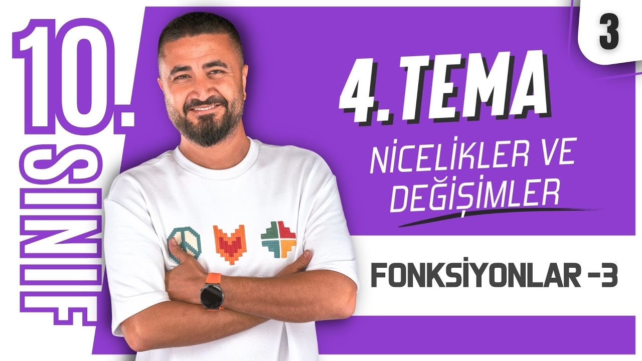 Gerçek Sayılarda Tanımlı Fonksiyonların Nitel Özellikleri 3 | 10.Sınıf Matematik | Maarif Modeli