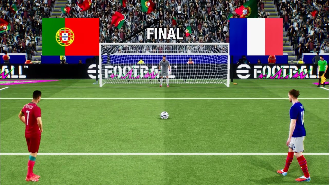 PORTUGAL VS FRANCE PENALTY SHOOTOUT | FRA VS POR MATCH HIGHLIGHTS | eFOOTBALL