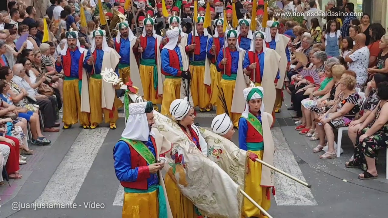 Desfile Congreso Moros Viejos y Moros Fundadores. Elda 6.7.2019