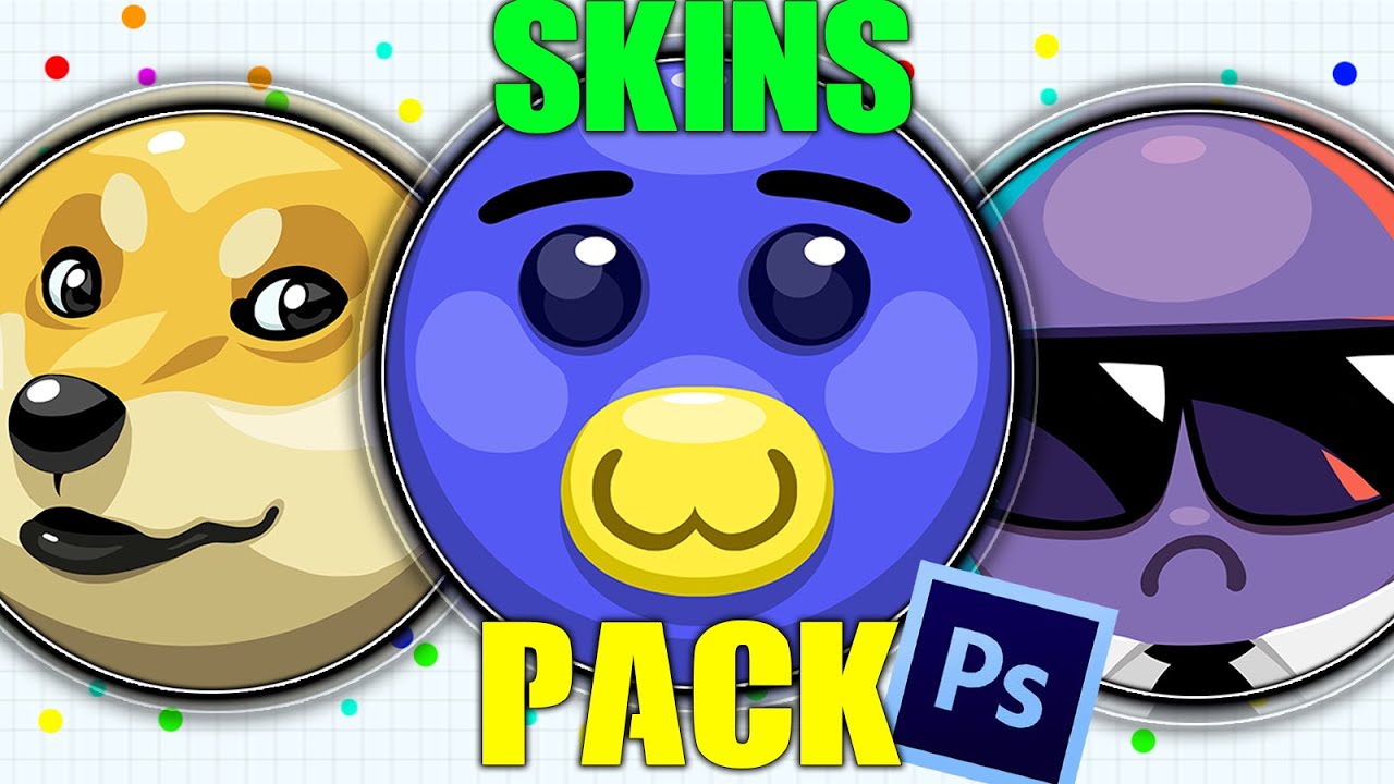 Agar.io PACK | FREE! NEW ALL SKINS PACK AGAR.IO IN HD (FirstBirthday) BY DAIZER!