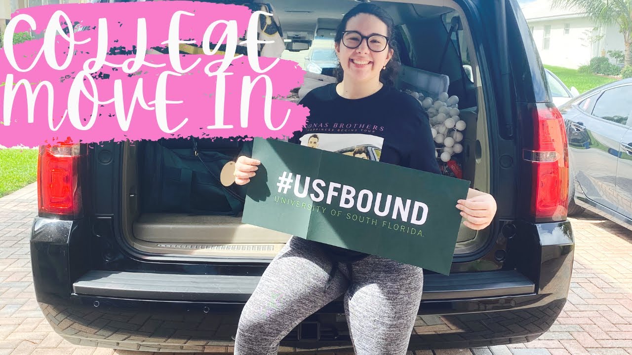 COLLEGE MOVE IN 2020-USF Juniper/Popular hall | moving my sister into her freshman dorm |