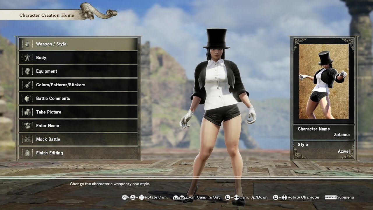 SoulCalibur VI: Zatanna Character Creation | DC Sorceress Build