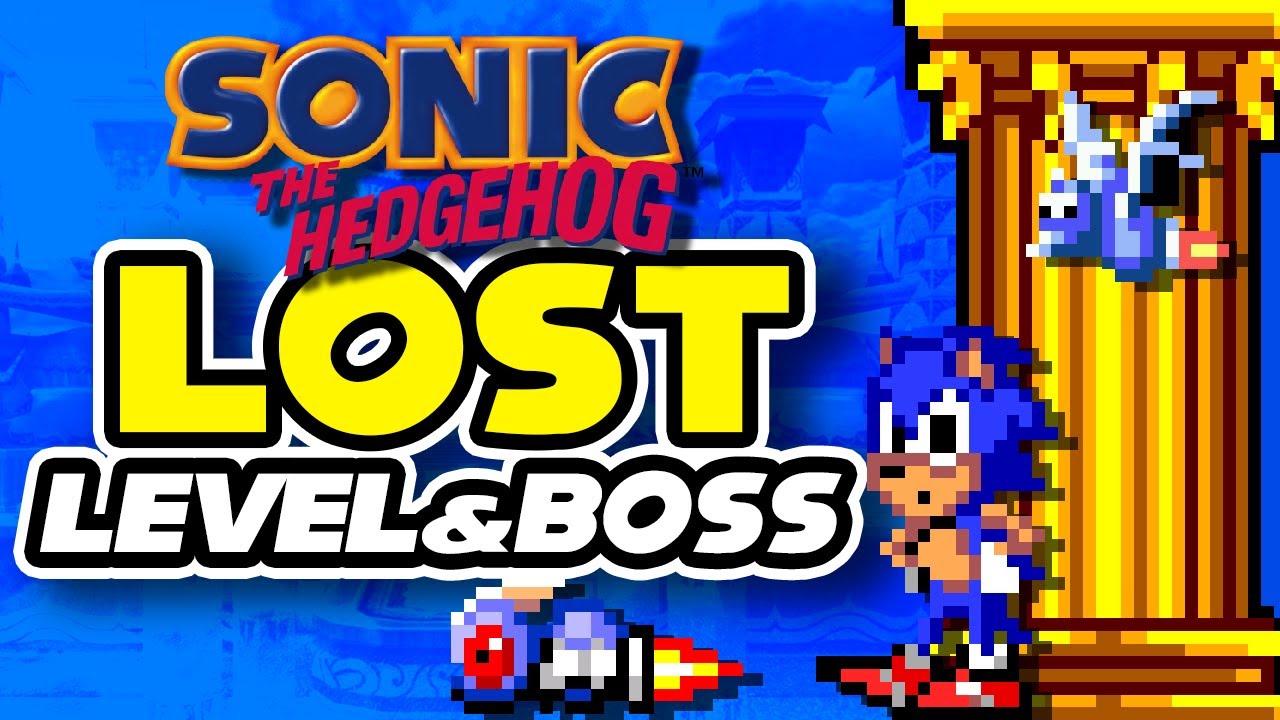 Sonic One 8-Bit's (16-Bit Too) Lost Level and Boss
