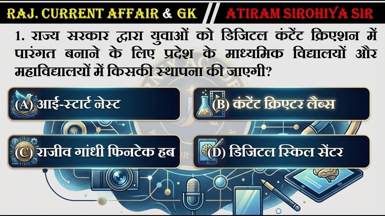 Rajasthan Current Affairs February 2026 (2) | Daily Rajasthan GK | Sujas Bulletin | Atiram Sirohiya